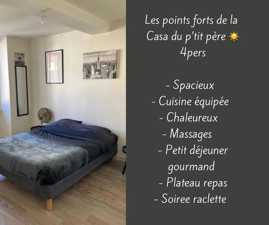 Appartement La Casa du p'tit père 2 adultes et 2 ou 3 enfants à Rives  Rives (Isere)